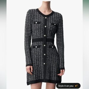 Women's Tweed Sweater Dress